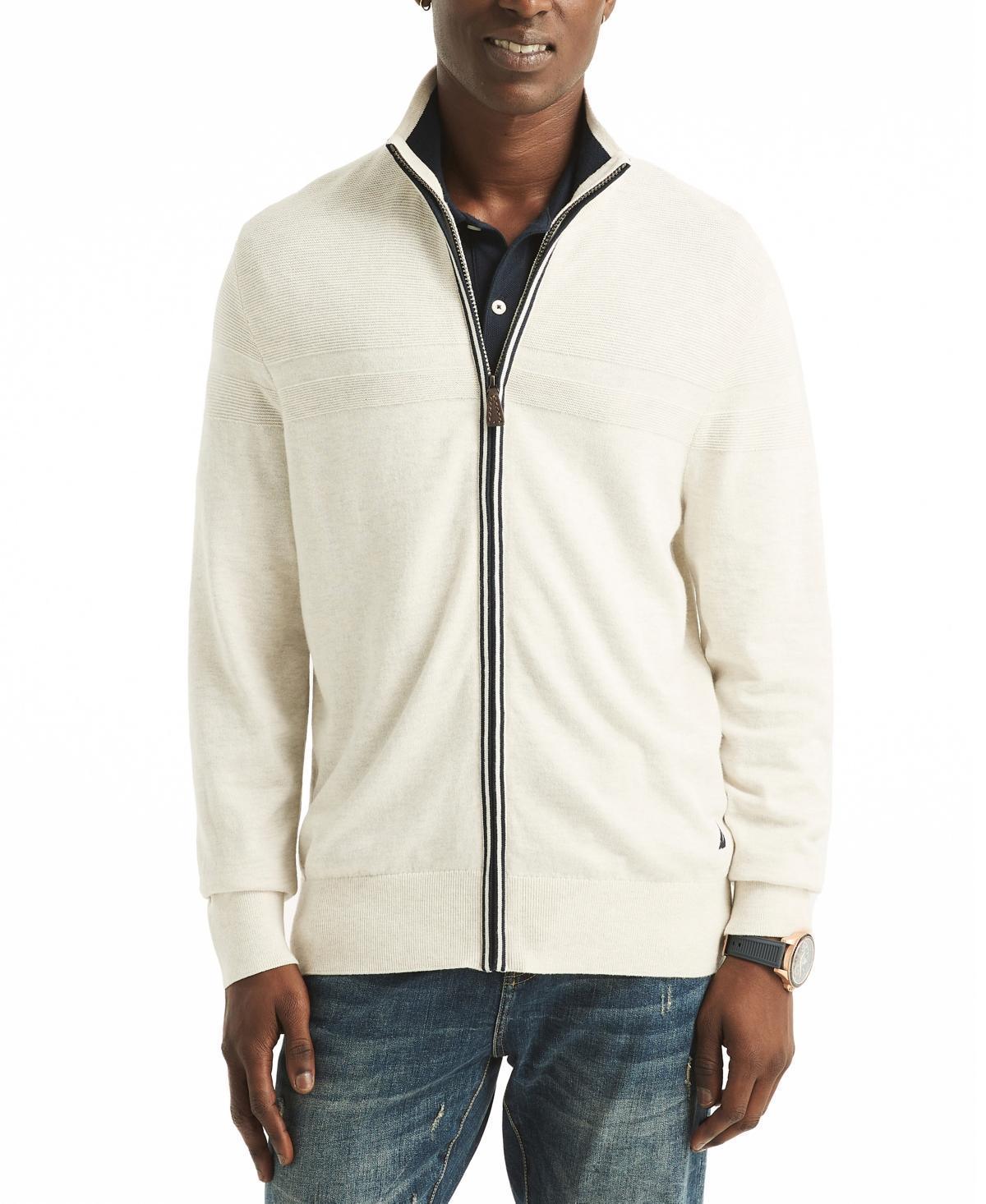 Nautica Mens Navtech Mock-Neck Full-Zip Sweater Product Image