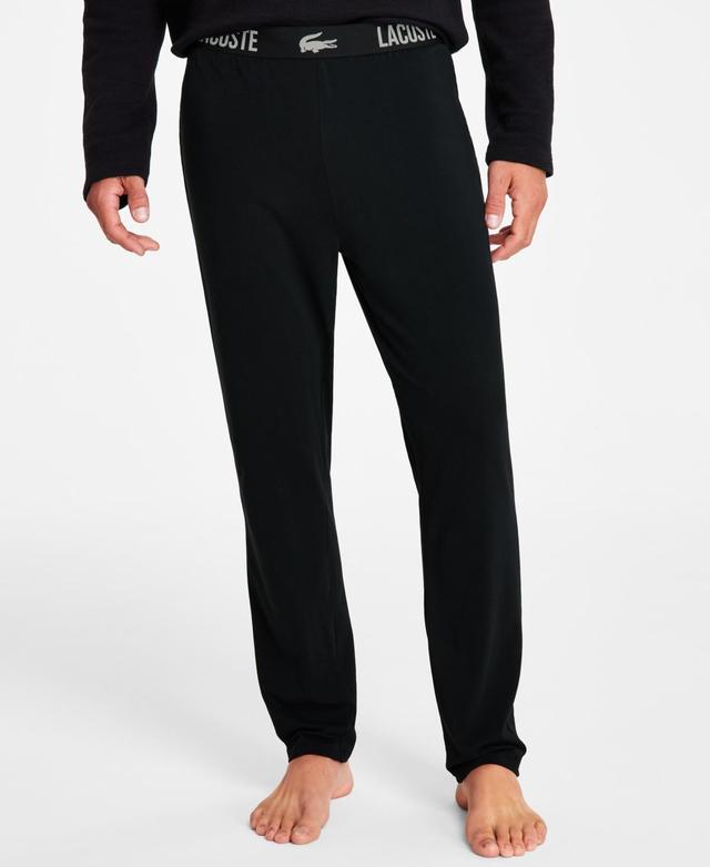 Lacoste Mens Classic-Fit Straight-Leg Pajama Pants Product Image