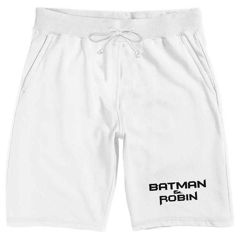 Mens DC Comics Batman & Robin Text 9 Sleep Shorts Product Image