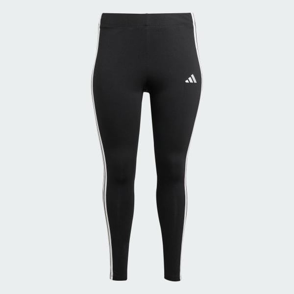 Essentials 3-Stripes Cotton Leggings (Plus Size) Product Image