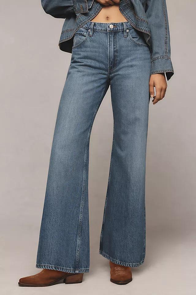 FRAME Petite Pixie Easy Wide Flare Jeans Product Image