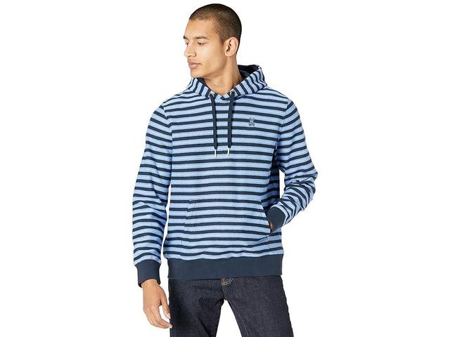 Psycho Bunny Sheffield Stripe Hoodie Men's Clothing Product Image