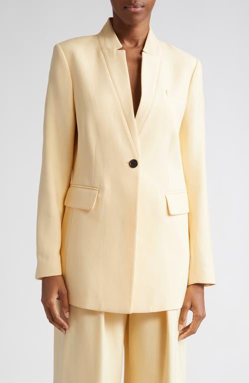 Brandon Maxwell The Raquel Wool & Silk Blend Blazer Product Image