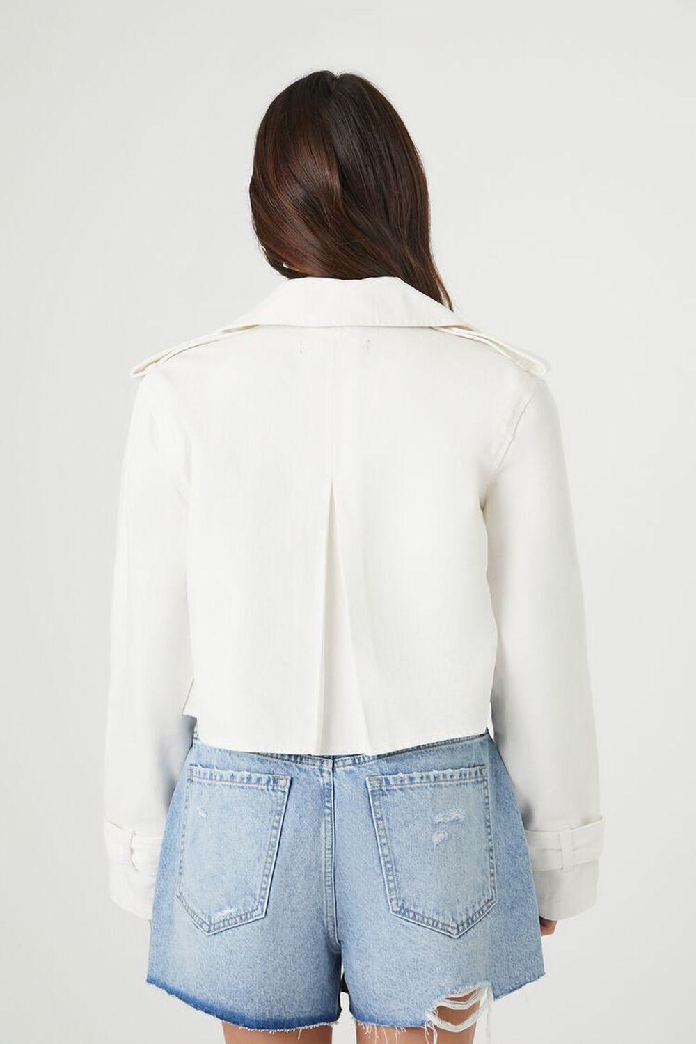 Cropped Twill Jacket | Forever 21 Product Image