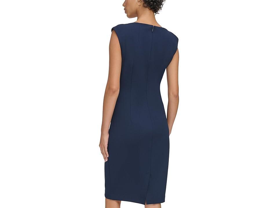 Calvin Klein Womens Sleeveless Starburst Sheath Dress Product Image