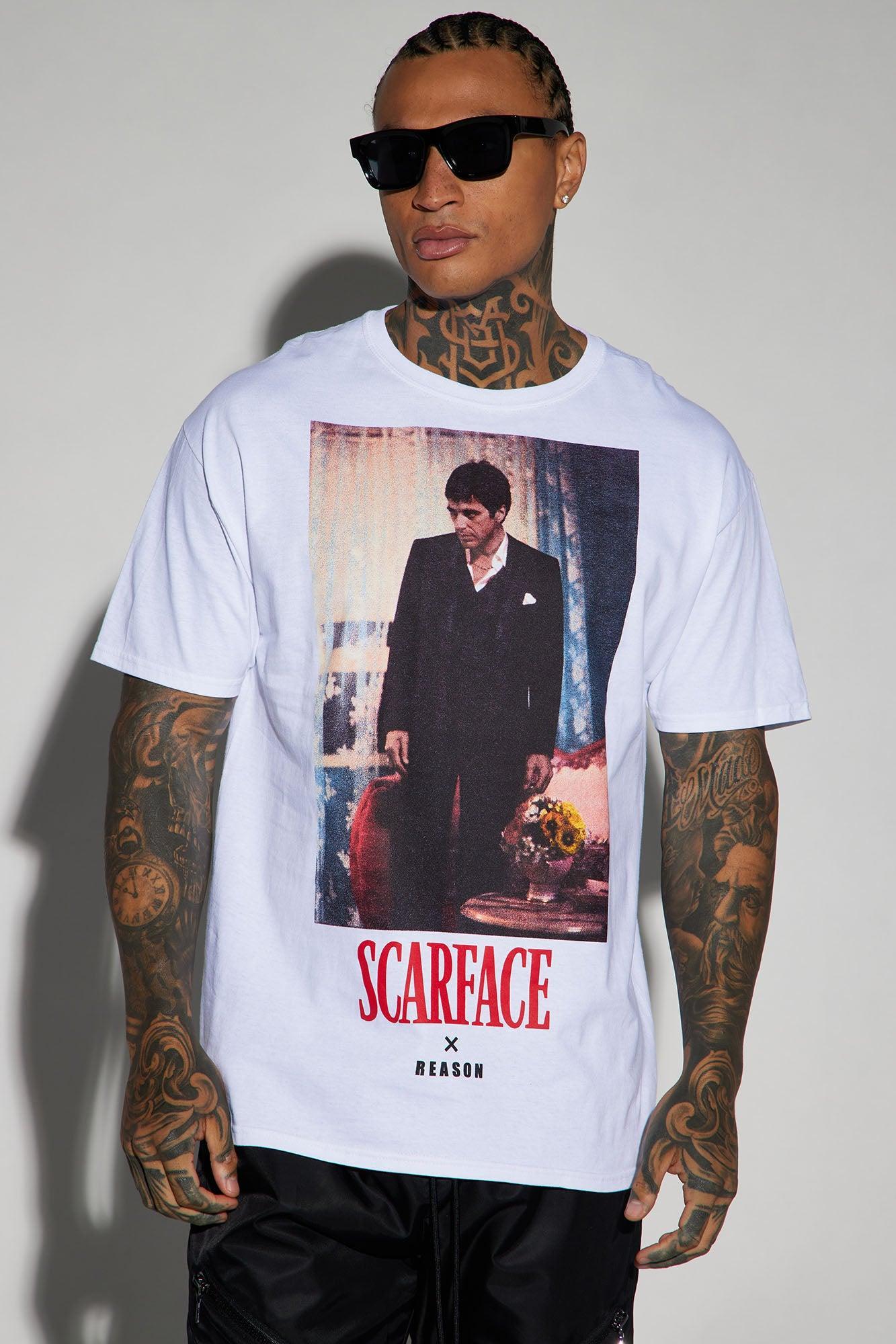 Scarface I'll Only Tell You Once Short Sleeve Tee - White Product Image