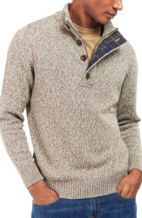 Barbour Barbour Sid 1/2 Zip (Stone Marl) Men's Sweater Product Image