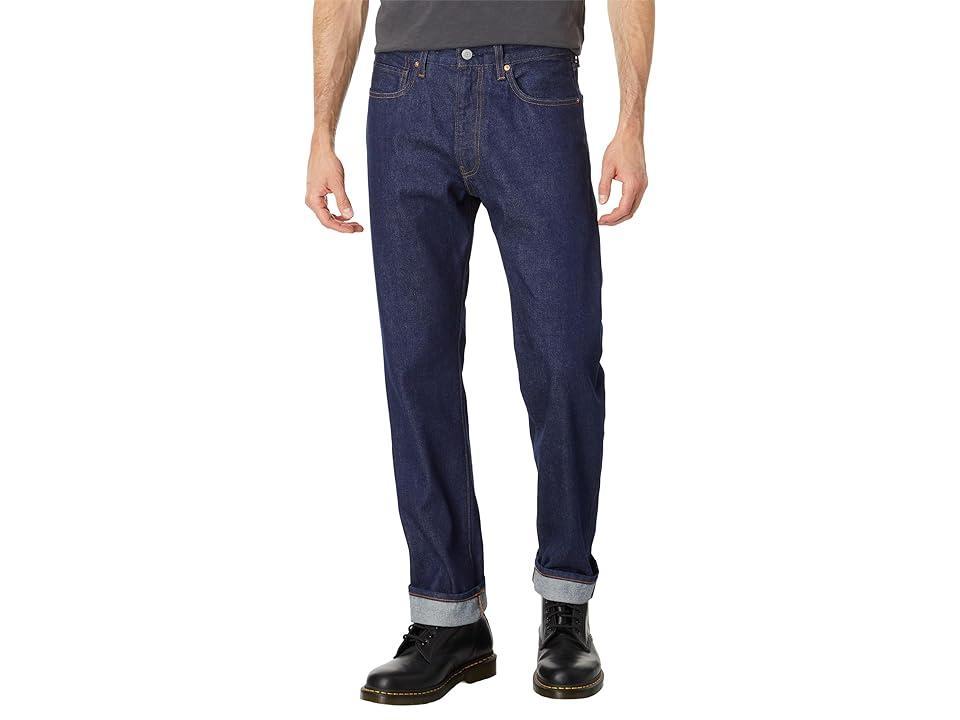 Levi's(r) Premium MIJ 505 Regular Fit (MIJ Dark Rinse) Men's Jeans Product Image