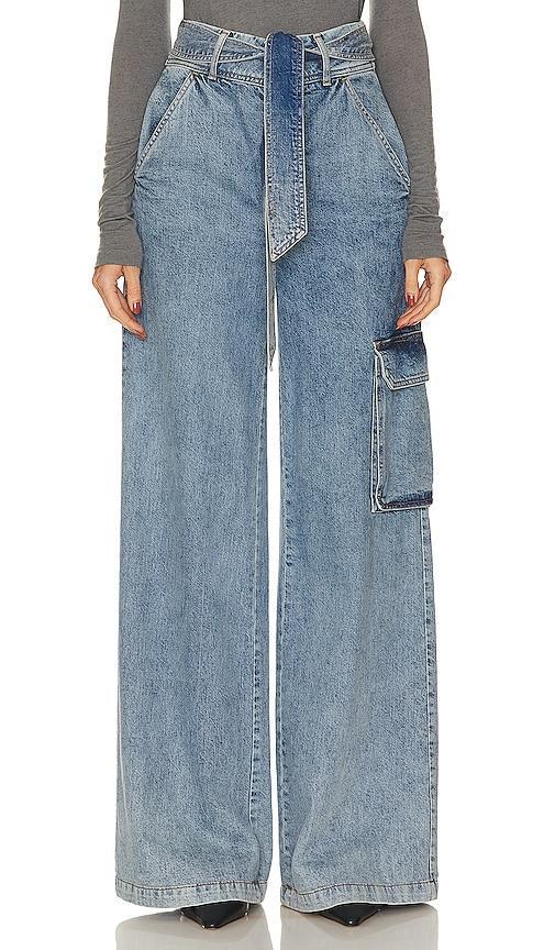 Veronica Beard Belisa Wide Leg Jeans in Silverwood Product Image