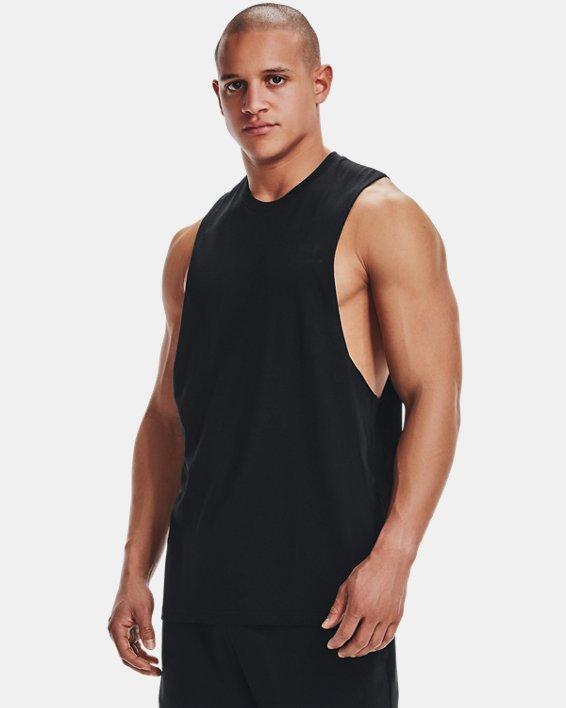 Under Armour Mens Sportstyle Left Chest Cut-off Sleeveless Top , Medium - Mens Athletic Performance Tops at Academy Sports Product Image