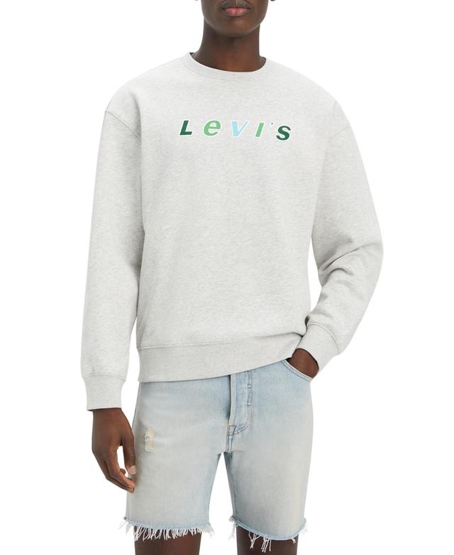 Levis Mens Relaxed-Fit Fleece Logo Sweatshirt, Created for Macys Product Image