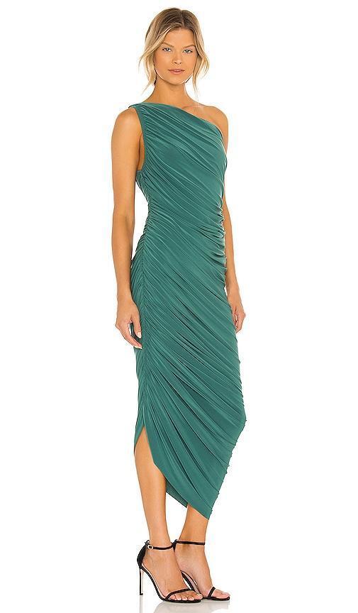 Womens Diana Ruched One-Shoulder Gown Product Image