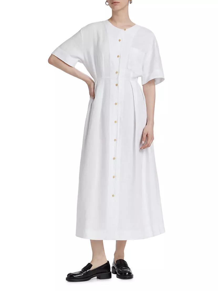 Day Linen Midi-Dress Product Image