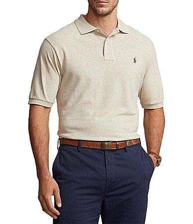 Polo Ralph Lauren Mens Big & Tall Classic-Fit Cotton Mesh Polo Product Image