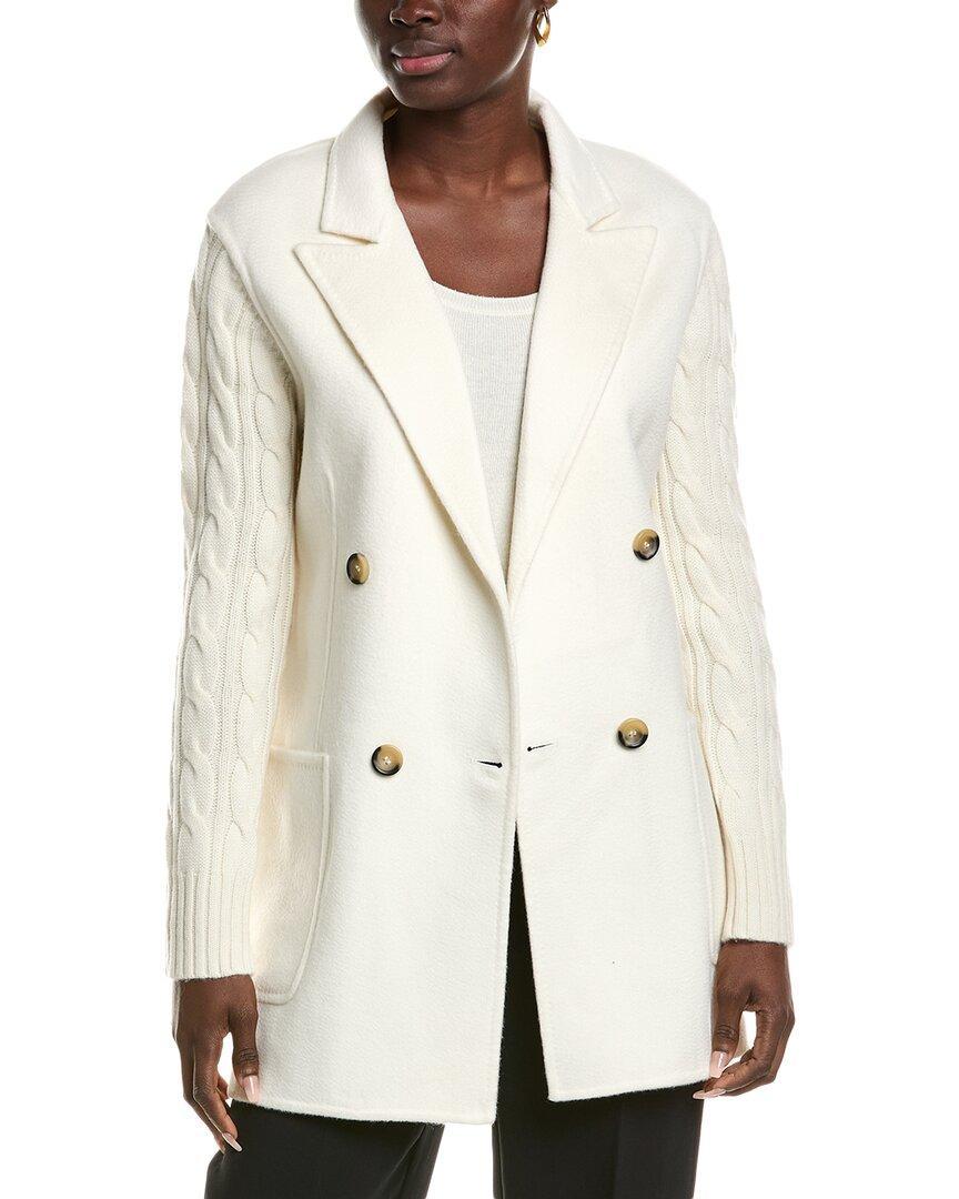 Dalida Coat In White Product Image