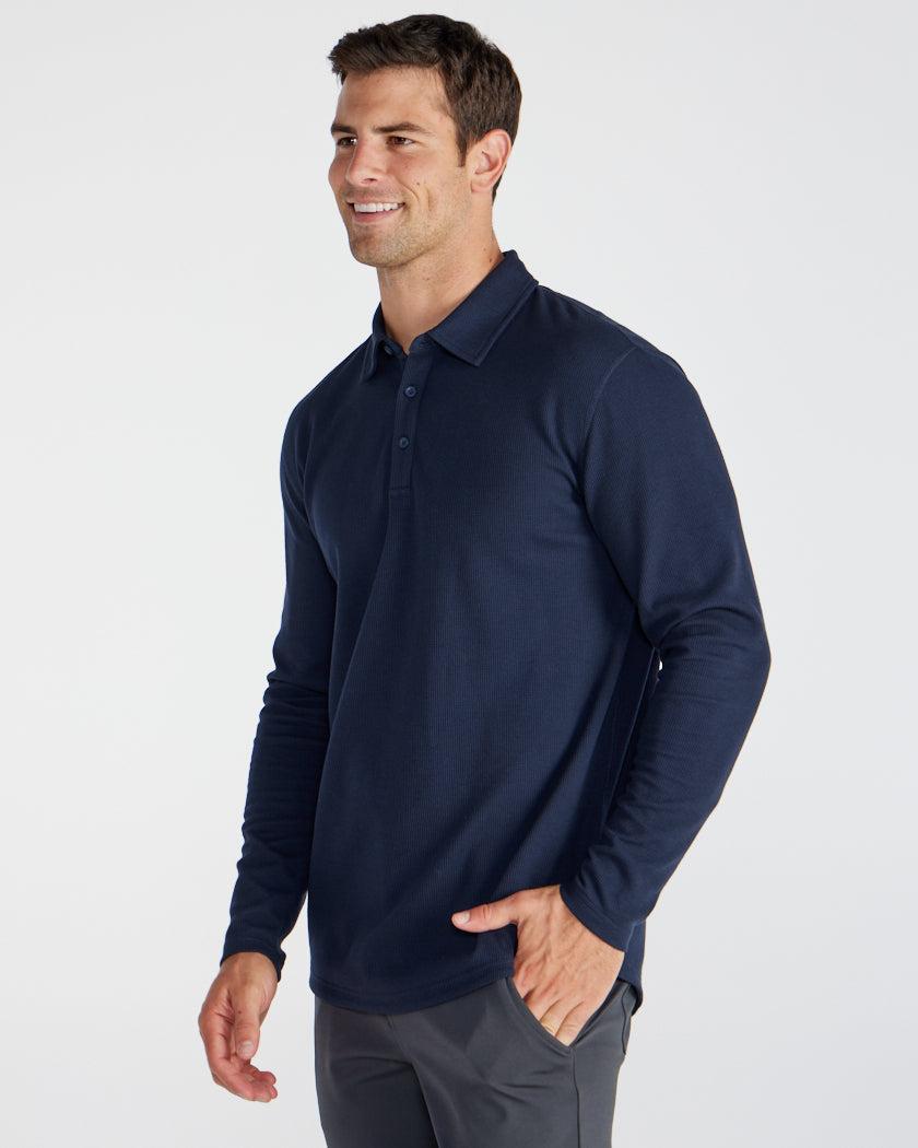 Thermal Long Sleeve Polo Product Image