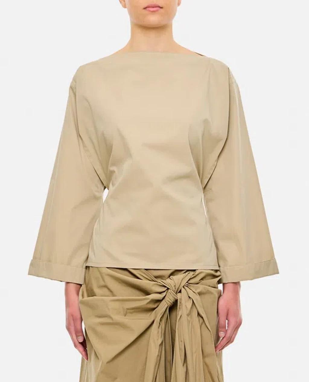 Oversize Open Shirt In Neutrals product image