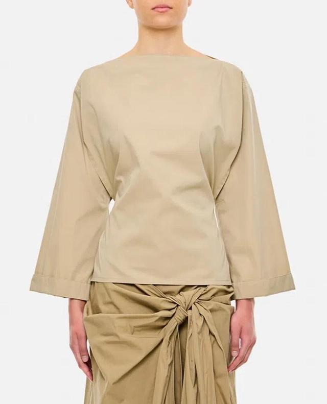 Oversize Open Shirt In Neutrals Product Image