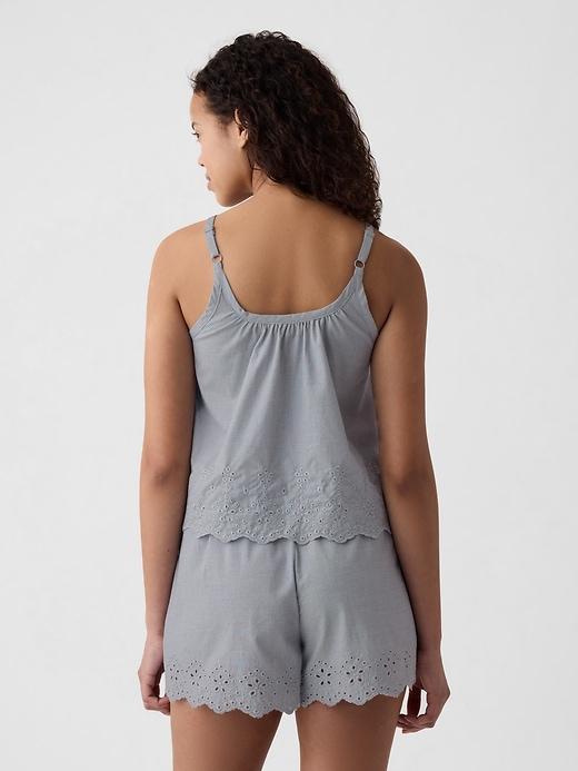 Eyelet Poplin PJ Tank Top Product Image