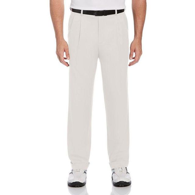 Mens Grand Slam Classic-Fit DriFlow Double-Pleated Expandable Waistband Performance Golf Pants Product Image