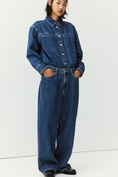 Wide-leg Denim Pants product image