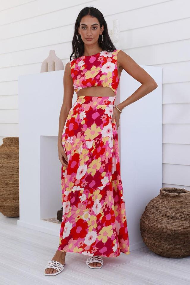 Sunlight Calls Maxi Dress Pink Product Image