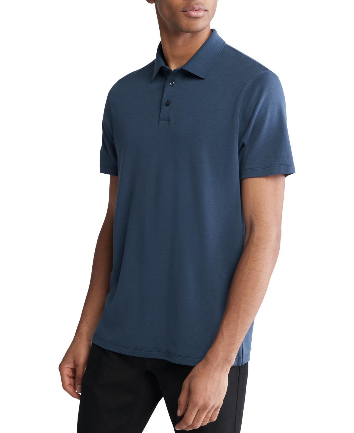 Calvin Klein Mens Short Sleeve Supima Cotton Polo Shirt Product Image