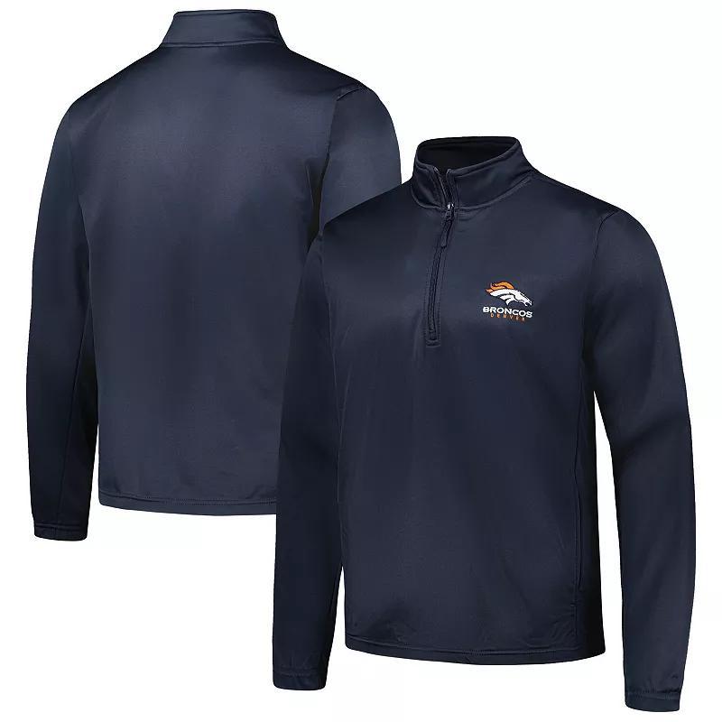 Mens Dunbrooke Denver Broncos All-Star Tech Quarter-Zip Top Blue Product Image