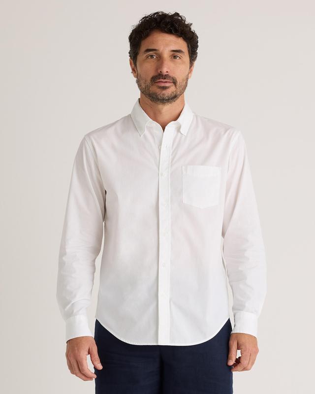 Organic Cotton Stretch Poplin Shirt Product Image