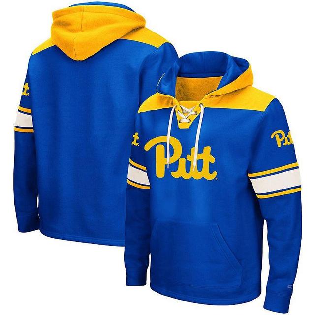 Mens Colosseum Royal Pitt Panthers 2.0 Lace-Up Pullover Hoodie Product Image