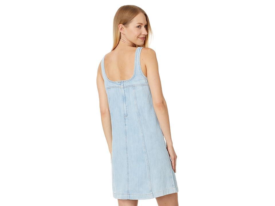 Madewell Denim A-Line Sleeveless Mini Dress in Fitzgerald Wash (Fitzgerald Wash) Women's Dress Product Image