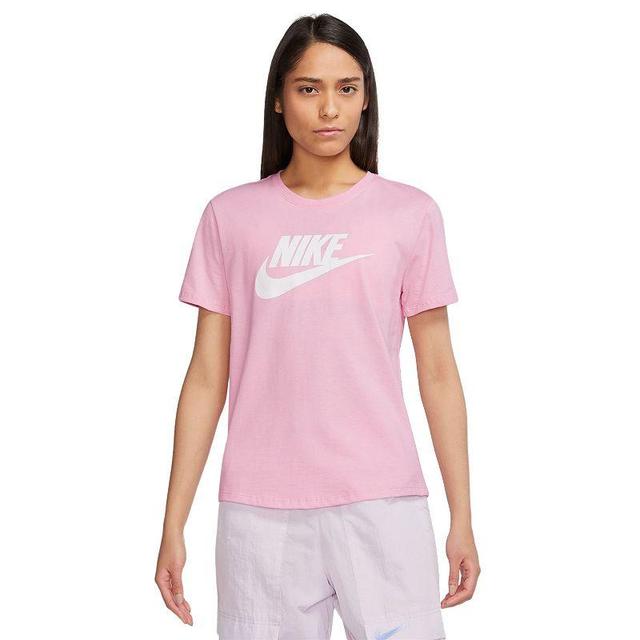 Womens Nike Sportswear Essentials Logo Tee Pink Product Image