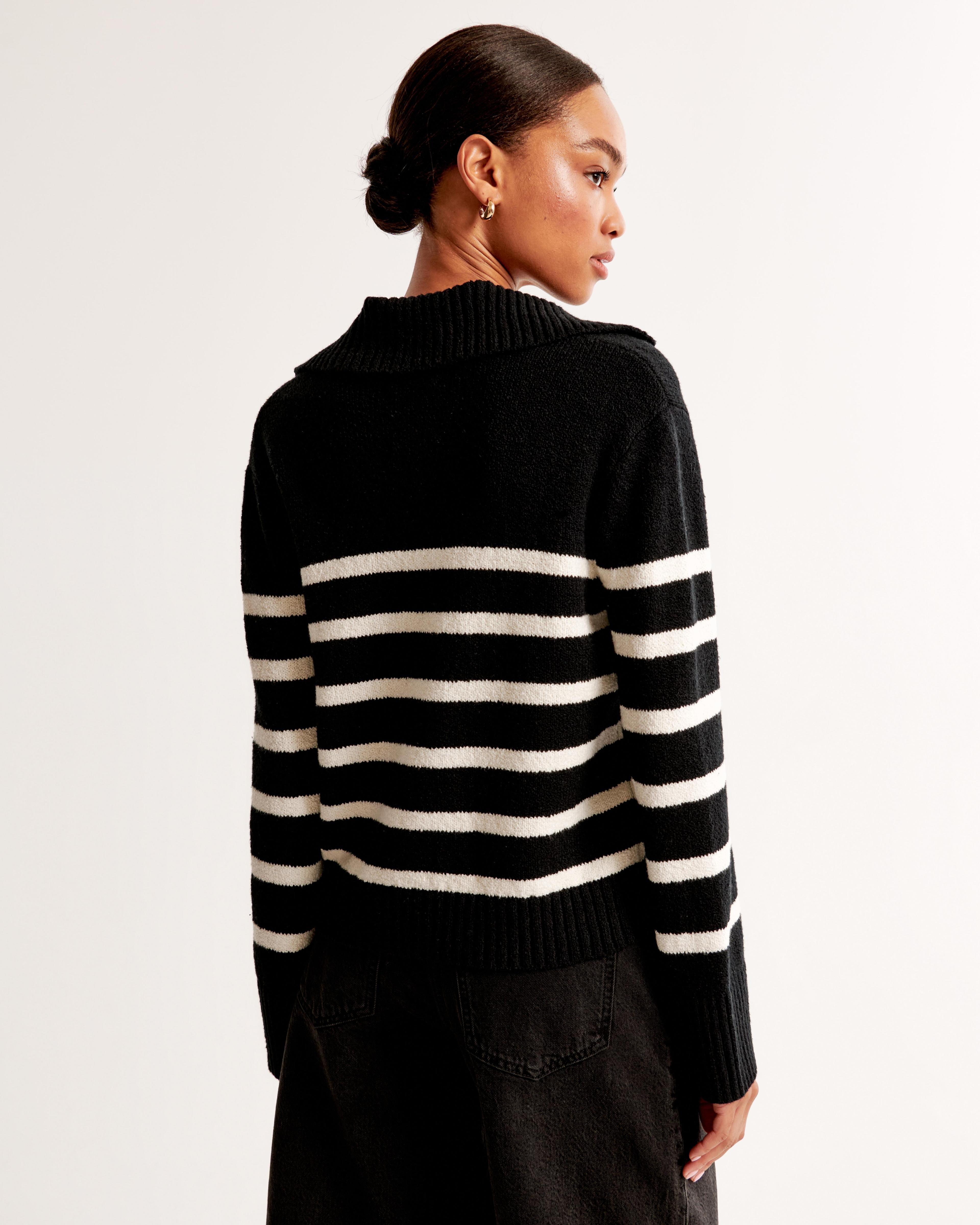 Textural Notch-Neck Sweater Product Image