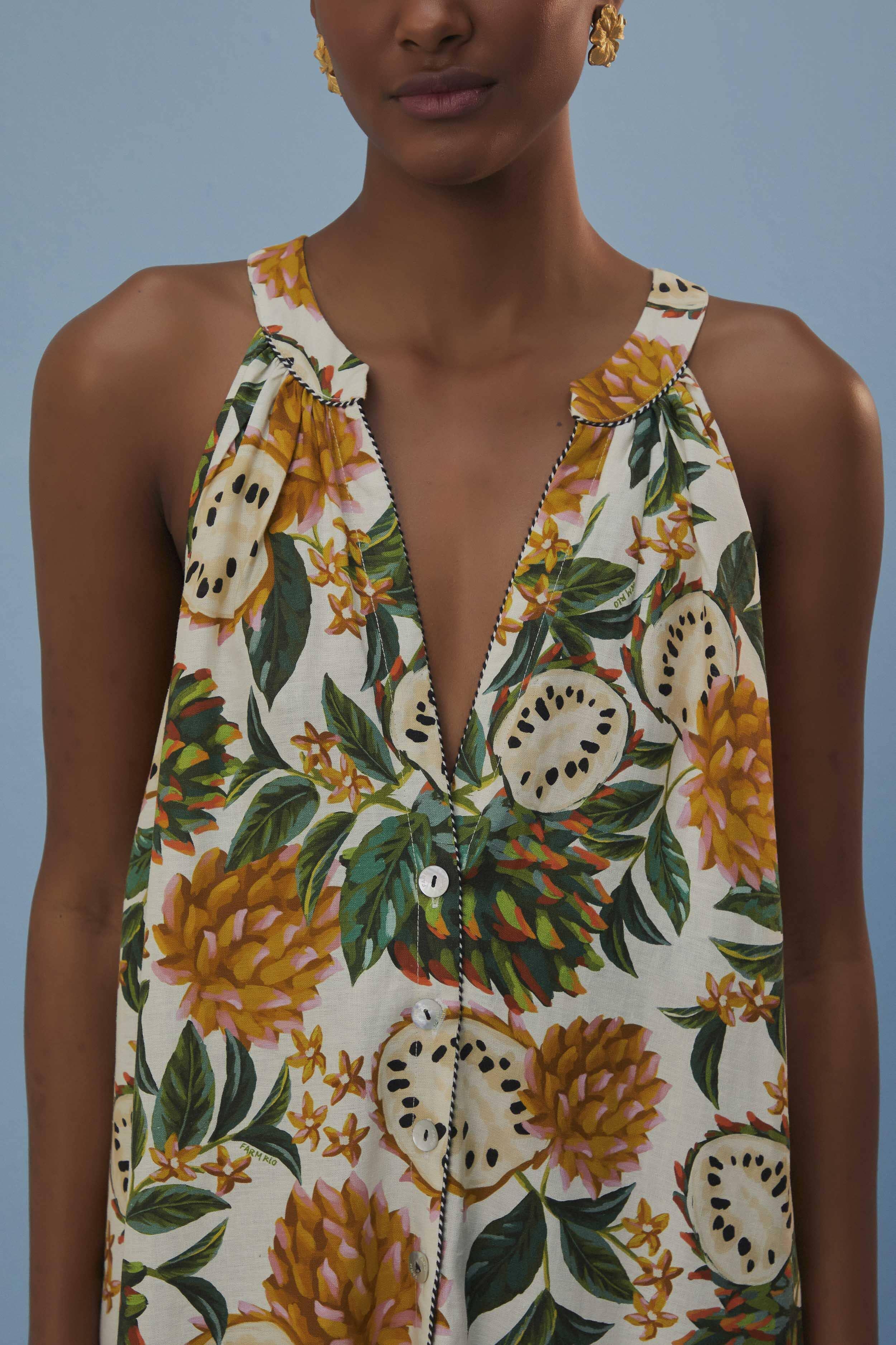 Off-White Biriba Maxi Dress Product Image