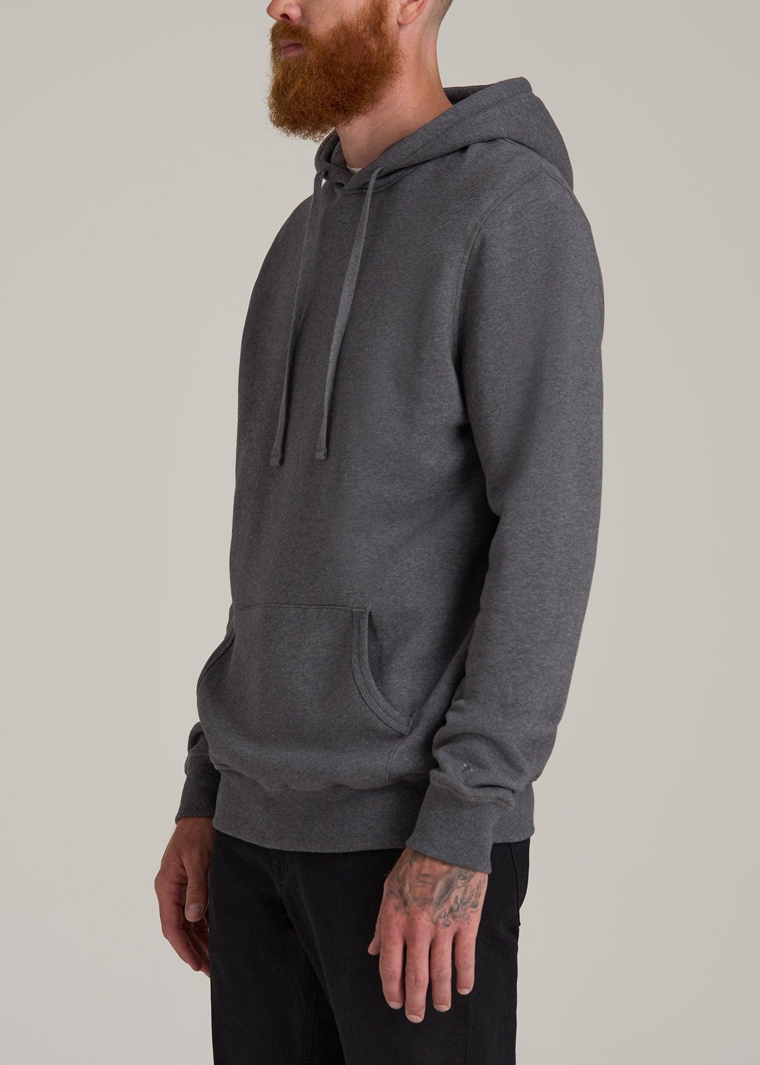 Wearever 2.0 Fleece Hoodie for Tall Men in Charcoal Mix Male Product Image