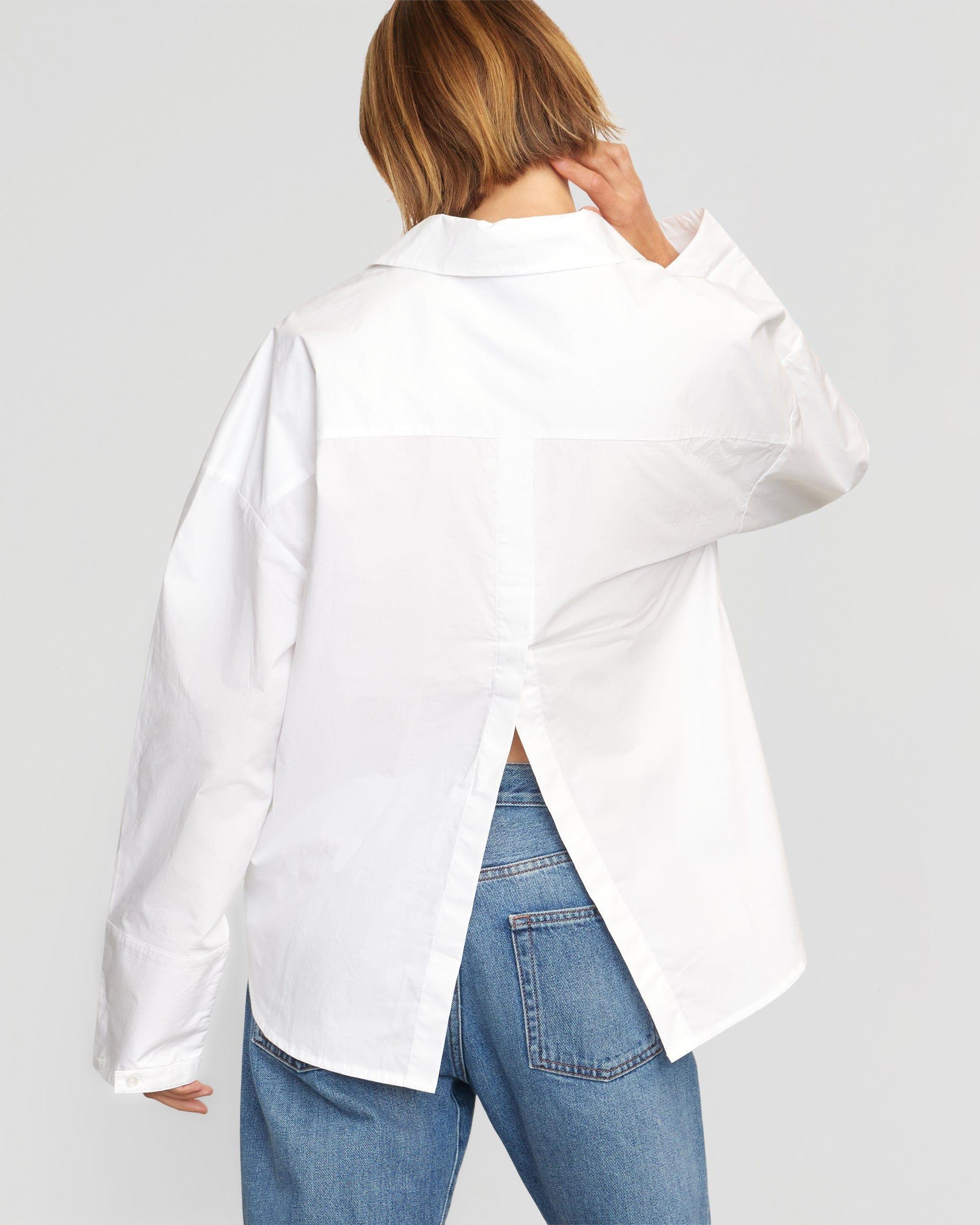 Cleo Oversized Split-Back Shirt Product Image