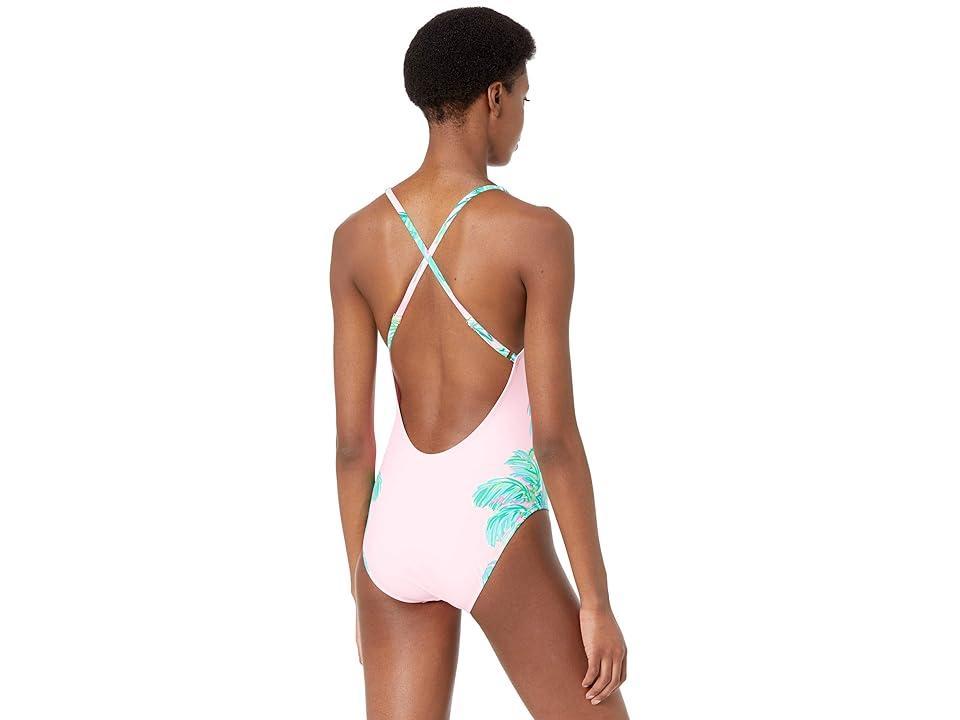 Lilly Pulitzer Stephie One-Piece (Pink Blossom Suite Views Engineered One-Piece) Women's Swimsuits One Piece Product Image