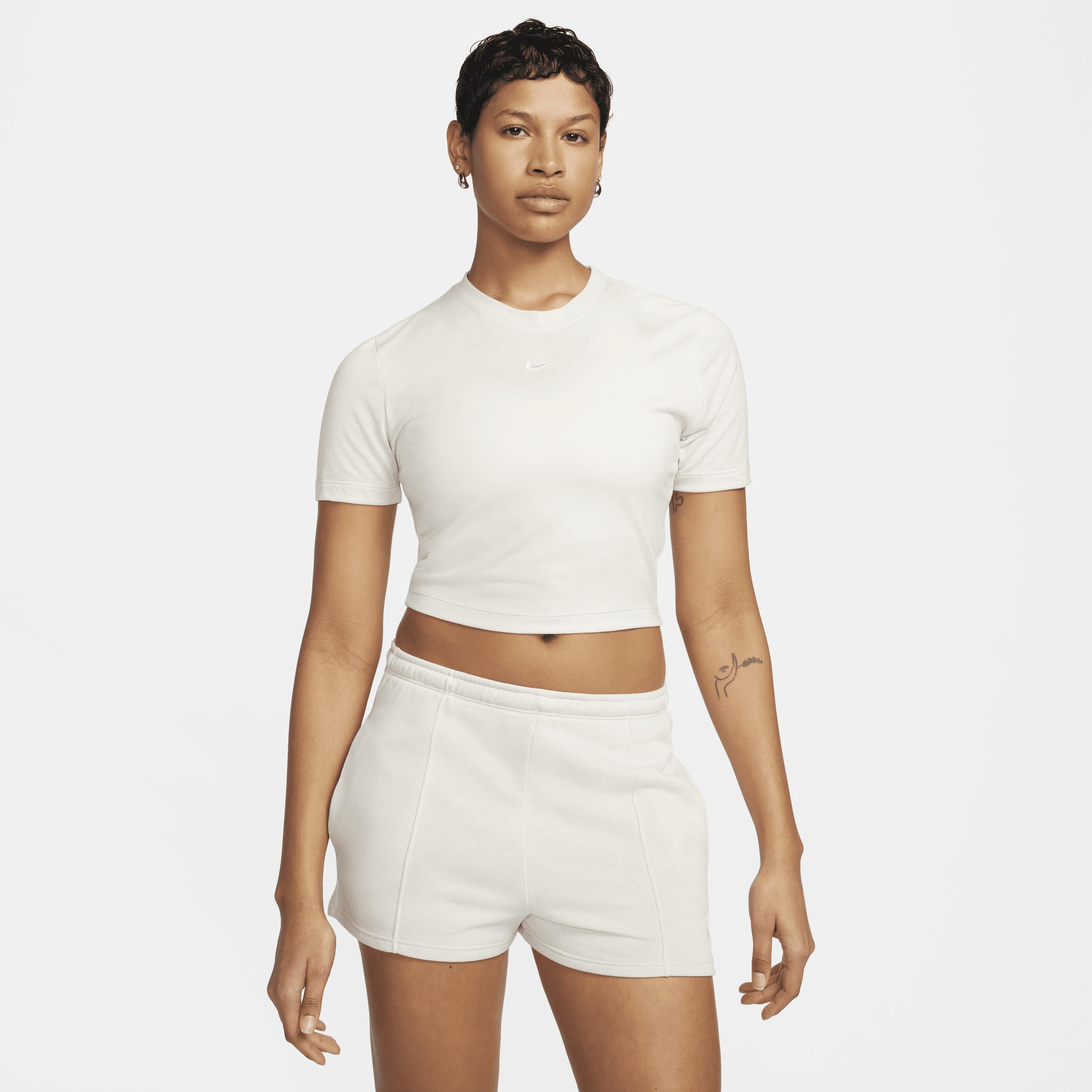 Womens Nike Sportswear Essential Slim Cropped T-Shirt Product Image