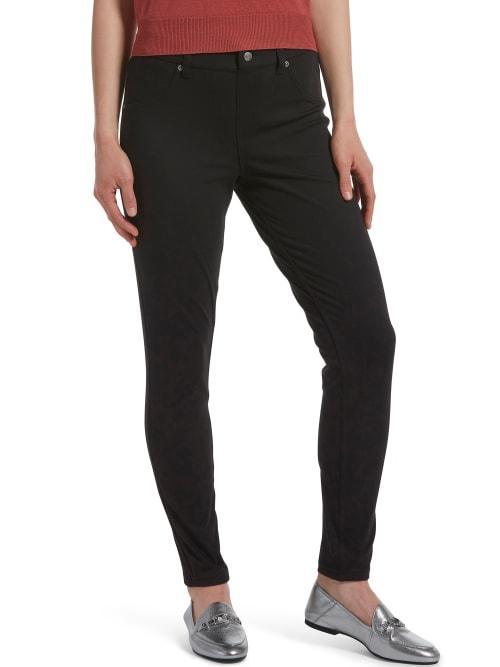 High-Waist Denim Leggings Product Image