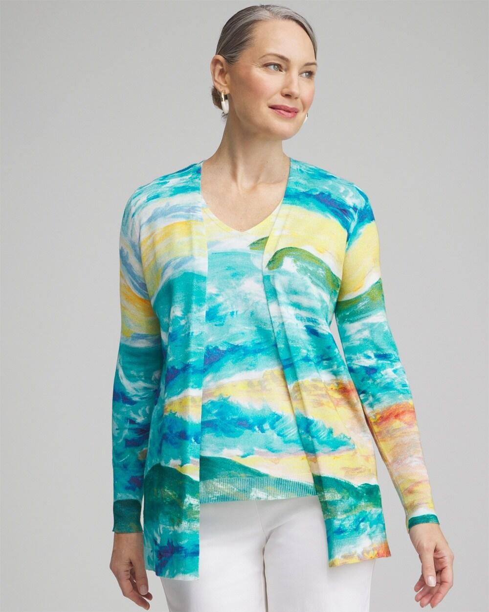 Summer Romance Floral Cardigan Product Image