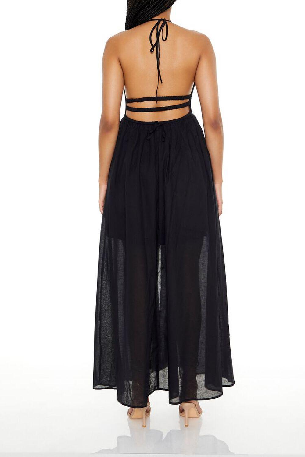 Plunging Halter Maxi Dress | Forever 21 Product Image