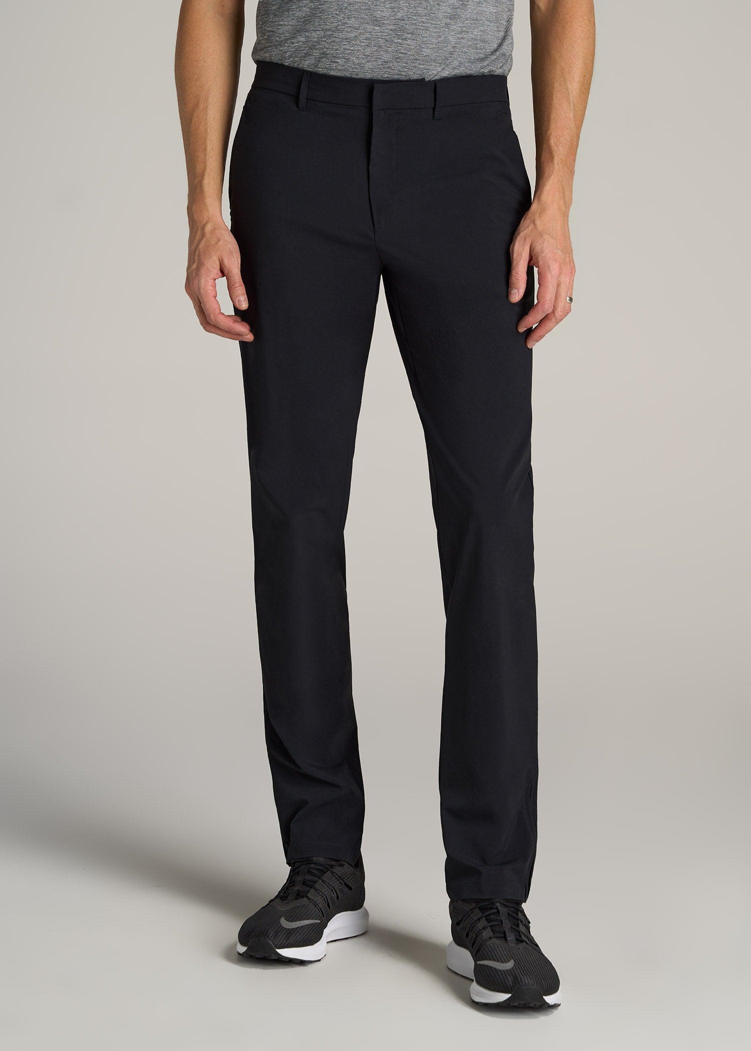 Performance TAPERED-FIT Chino Pants for Tall Men in Black Product Image