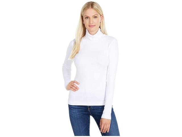 Three Dots Refined Rib L/S Turtleneck Women's Long Sleeve Pullover Product Image