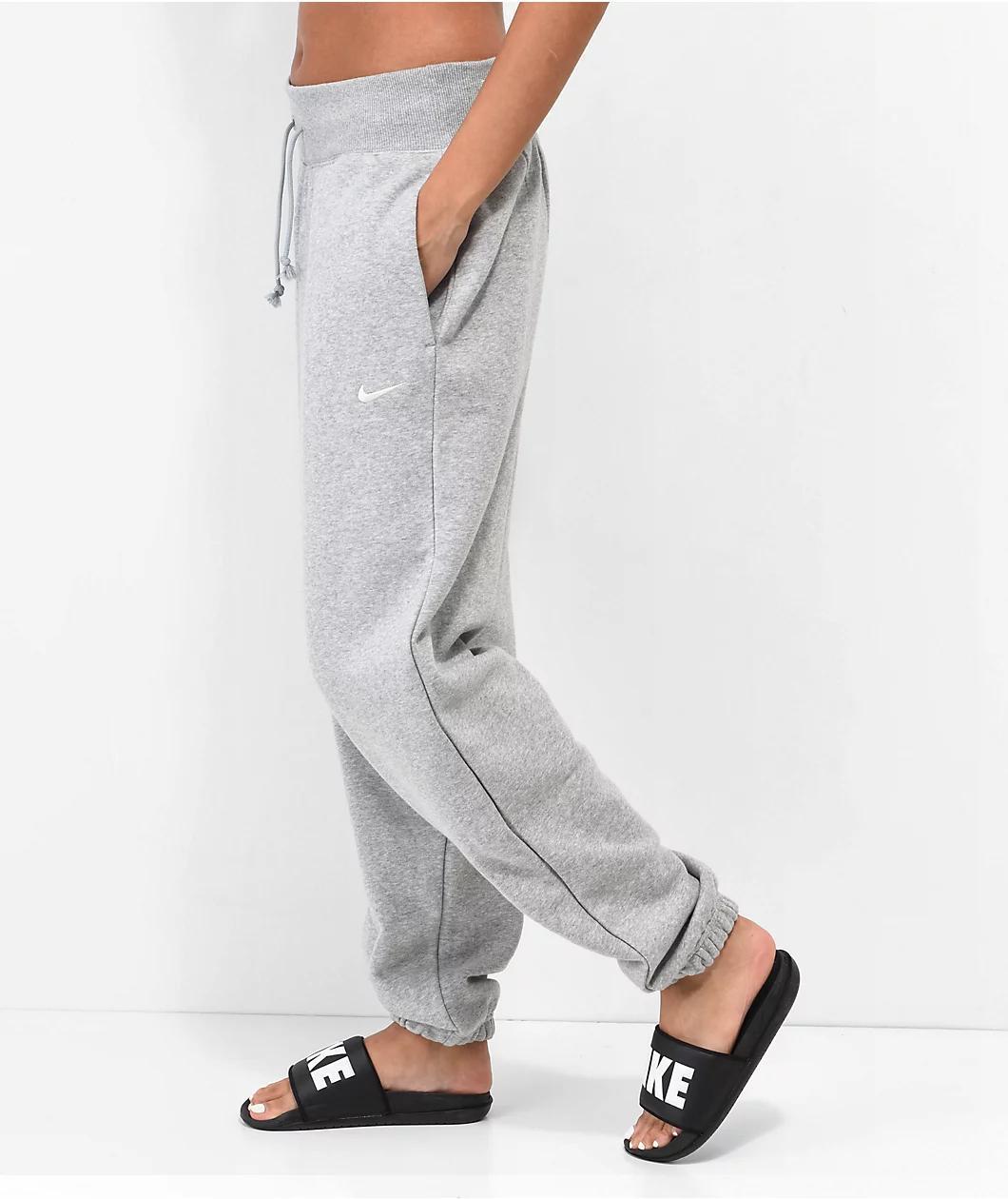 Nike Sportswear High Rise Grey Sweatpants Product Image