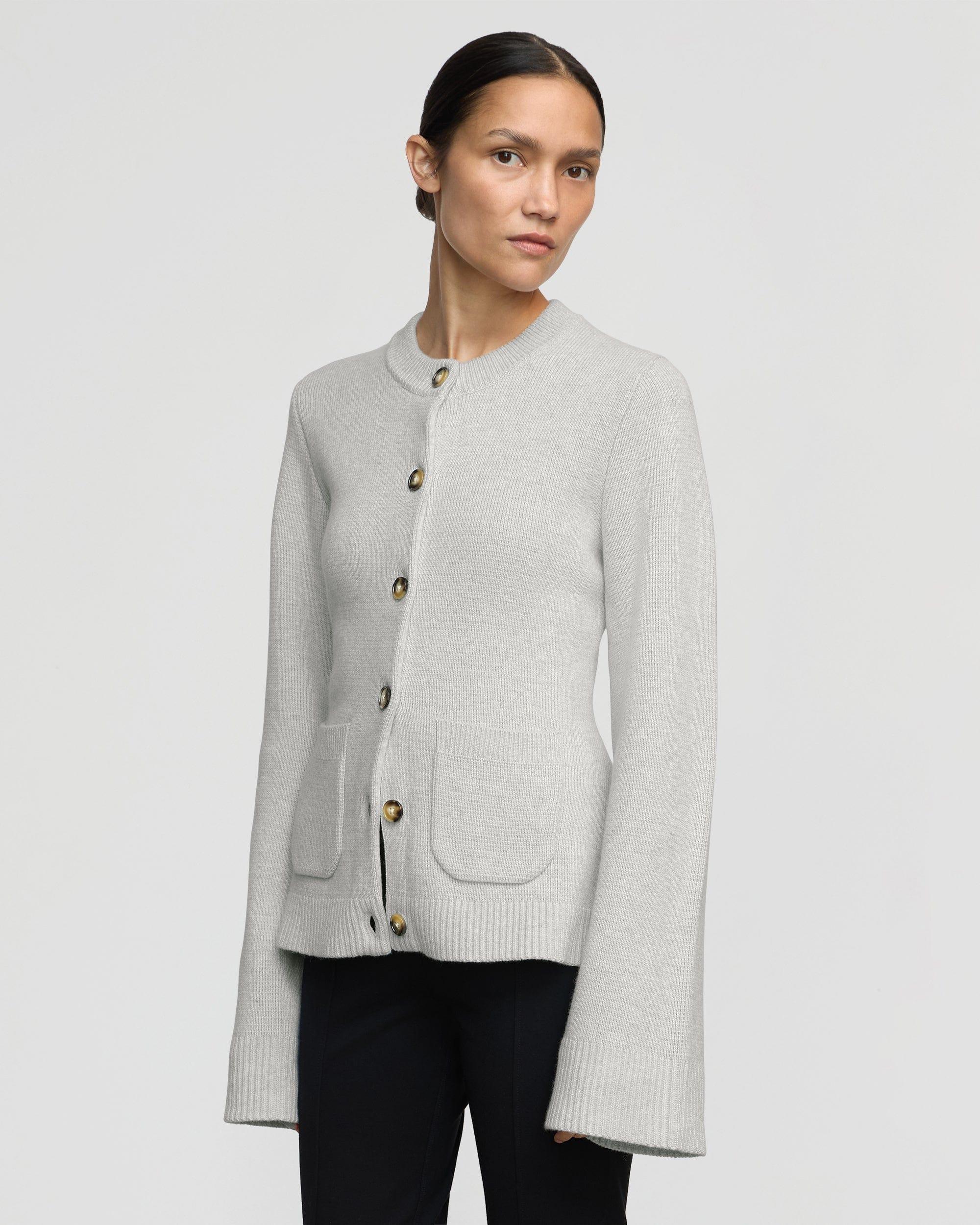 Eames Organic Cotton-Wool Button Cardigan Product Image