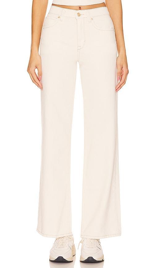 Free People Tinsley Baggy High Rise S (Ecru) Women's Dress Pants Product Image