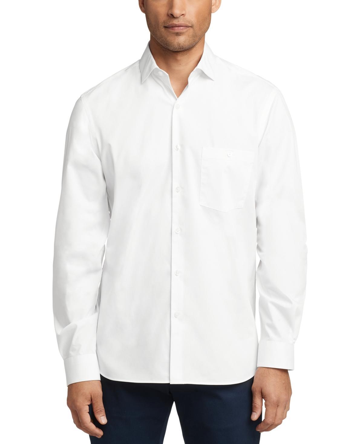 Van Heusen Mens Slim-Fit Never-Tuck Dress Shirt Product Image