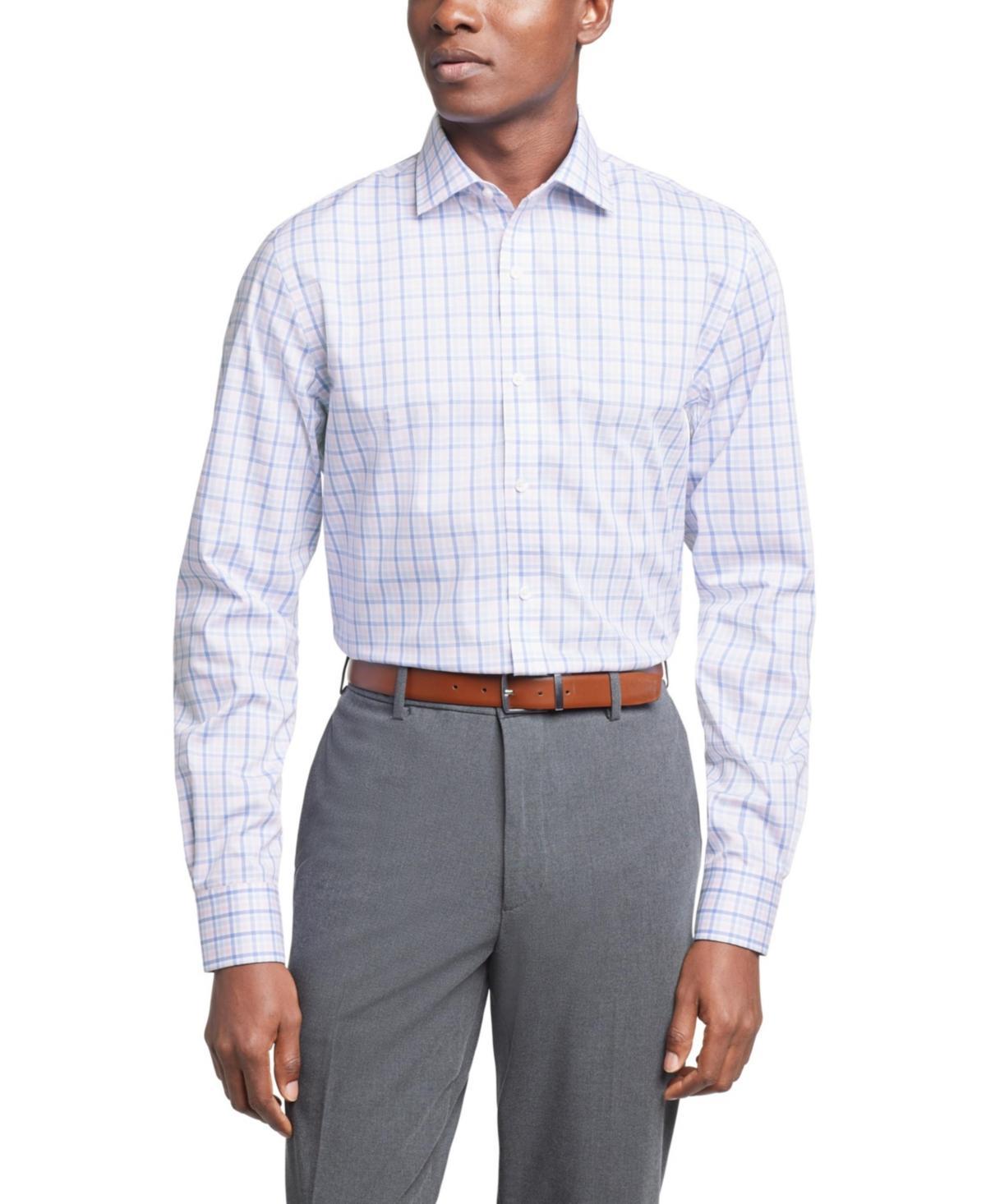 Tommy Hilfiger Mens Th Flex Slim Fit Wrinkle Resistant Stretch Twill Dress Shirt Product Image