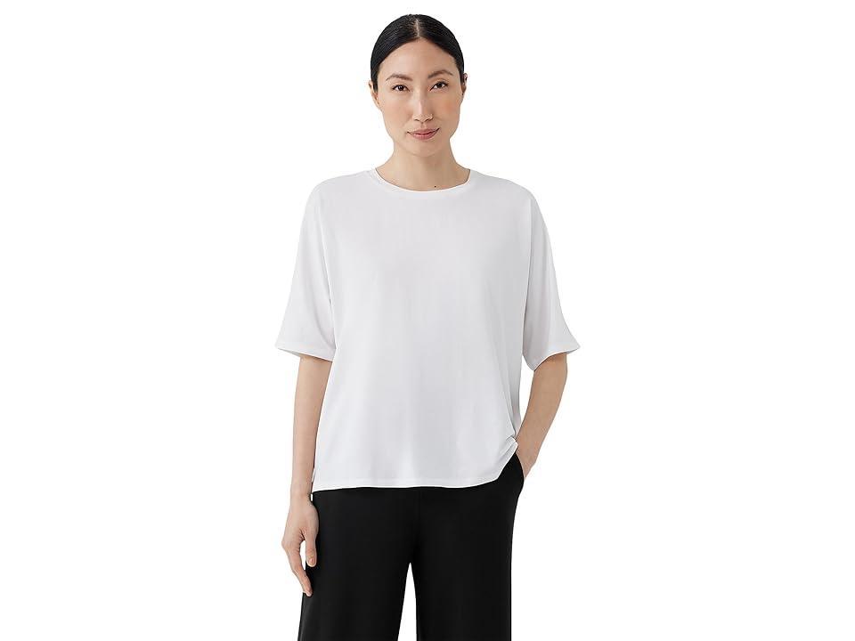 Eileen Fisher Crew Neck Boxy Tee Women's Clothing product image