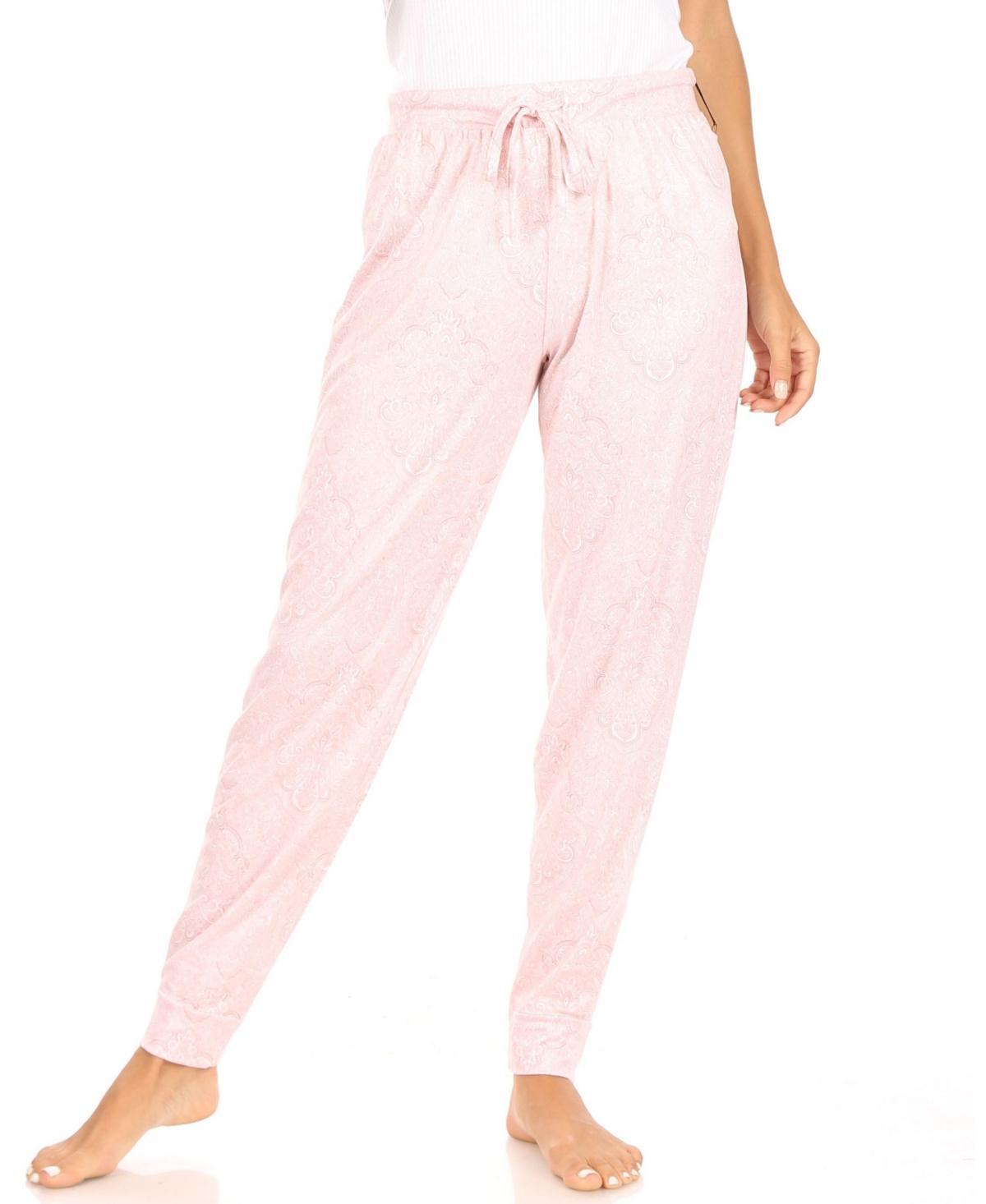 Tahari Womens Drawstring Jogger Pajama Pant Product Image